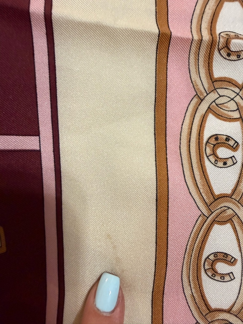 Vintage Silk Scarf Equestrian 30” - Picture 8 of 11